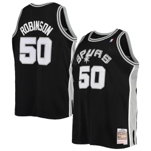 David Robinson San Antonio Spurs 1998/99 Big & Tall Hardwood Classics Swingman Jersey Black Admirable - Collectionner ce maillot rare - Augmentez la valeur de votre collection