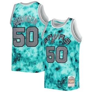 David Robinson San Antonio Spurs 1998/99 Galaxy Swingman Jersey Confortable Teal - Offre d'achat groupé - Achetez avec vos amis et économisez