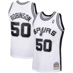 David Robinson San Antonio Spurs 1998/99 Exclusif Hardwood Classics Swingman Jersey White - Fait à la main - Un produit unique et de qualité