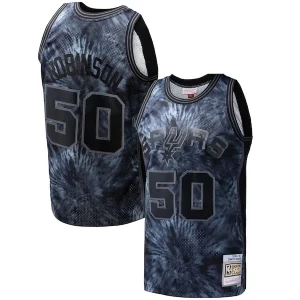 David Robinson San Antonio Spurs Hardwood Stylish Classics 1998/99 Tie Dye Swingman Jersey Black - Garantie satisfaction - Si vous n'êtes pas satisfait