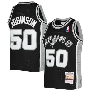 David Robinson San Antonio Spurs Youth 1998/99 Dashing Hardwood Classics Swingman Jersey Black - Confort et style combinés - Pour un look exceptionnel
