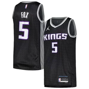 De'Aaron Fox Sacramento Kings Jordan Brand Swingman Player Jersey Statement Edition Black Notable - Fait à la main - Un produit unique et de qualité