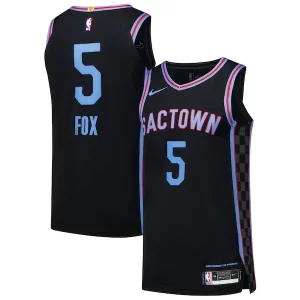 De'Aaron Fox Sacramento Kings Nike Authentic Personalisable Player Jersey City Edition Black - Pour les joueurs de basketball amateurs - Adapté à tous les styles de jeu