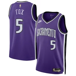 De'Aaron Fox Uniques Sacramento Kings Nike Unisex 2024/25 Swingman Jersey Purple Classic Edition - Pour les amateurs de basketball passionnés - Livraison rapide