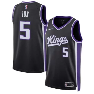 De'Aaron Fox Sacramento Kings Nike Unisex Swingman Jersey Vibrant Association Edition Black - Livraison gratuite - Économisez sur les frais d'expédition