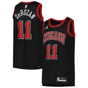 DeMar DeRozan Chicago Bulls Jordan Exclusif Brand Unisex Swingman Jersey Statement Edition Black - Parfait pour le match jour - Montrez votre support avec style