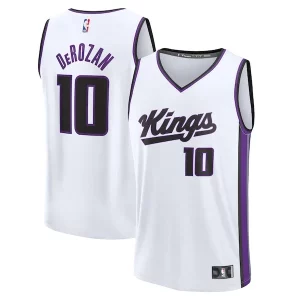 DeMar DeRozan Sacramento Kings Youth Fast Break Replica Sophistiqué Player Jersey Association Edition White - Giftez-le à un fan dévoué - Livraison en temps pour les fêtes
