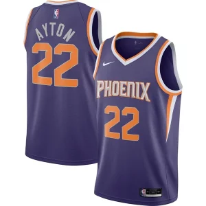 Deandre Ayton Phoenix Suns Nike 2020/21 Swingman Player Jersey Icon Edition Charming Purple - Parfait pour le match jour - Montrez votre support avec style