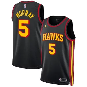Dejounte Murray Atlanta Hawks Jordan Brand Unisex Swingman Jersey Tendance Statement Edition Black - Style contemporain - Restez à la mode avec ce maillot