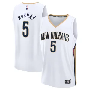 Dejounte Murray New Orleans Pelicans Exceptionnel Fast Break Replica Player Jersey Association Edition White - Maillot de marque reconnue - Faites confiance à la qualité