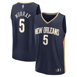 Dejounte Murray New Orleans Pelicans Sophistiqué Youth Fast Break Replica Player Jersey Icon Edition Navy - Vêtement de fan emblématique - Montrez votre amour pour l'équipe