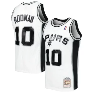 Dennis Rodman San Antonio Spurs Collectible 2001/02 Hardwood Classics Swingman Jersey White - Confort et style combinés - Pour un look exceptionnel