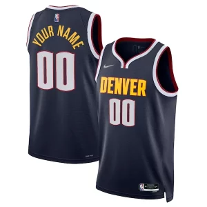 Denver Nuggets Nike 2021/22 Diamond Swingman Custom Jersey Icon Bold Edition Navy - Dernières unités - Ne manquez pas cette opportunité