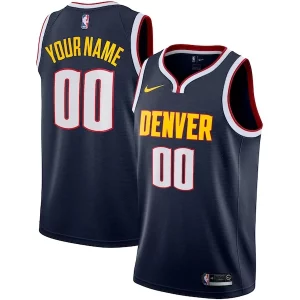 Denver Nuggets Nike 2022/23 Swingman Confortable Custom Jersey Icon Edition Navy - Événement exclusif - Soyez l'un des premiers à avoir ce maillot
