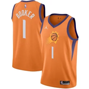 Devin Booker Phoenix Suns Jordan Brand 2020/21 Swingman Jersey Statement Uniques Edition Orange - Stock limité - Commandez vite votre maillot exclusif