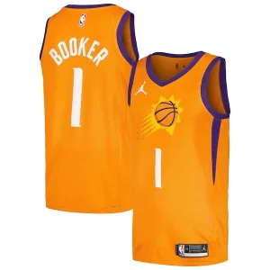 Devin Booker Phoenix Suns Jordan Brand Swingman Player Jersey Prime Statement Edition Orange - Style contemporain - Restez à la mode avec ce maillot