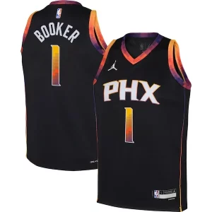 Devin Booker Phoenix Suns Jordan Incontournable Brand Youth Swingman Jersey Statement Edition Black - Maillot de qualité supérieure - Durable et résistant