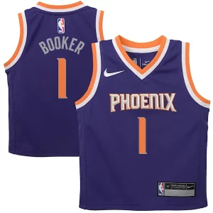 Devin Booker Phoenix Suns Nike Preschool Replica Tendance Jersey Purple Icon Edition - Maillot de collection - Un bijou pour les amateurs