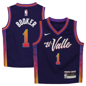 Devin Booker Exquisite Phoenix Suns Nike Preschool Swingman Replica Jersey City Edition Purple - Livraison gratuite - Économisez sur les frais d'expédition