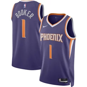 Devin Booker Phoenix Suns Nike Unisex Swingman Confortable Jersey Icon Edition Purple/White - Giftez-le à un fan dévoué - Livraison en temps pour les fêtes