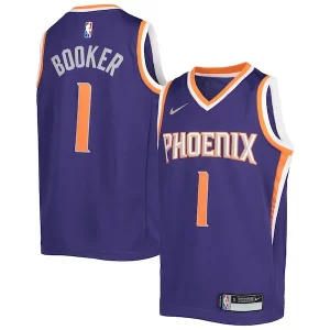 Devin Booker Phoenix Suns Élégant Nike Youth 2021/22 Diamond Swingman Jersey Icon Edition Purple - Idéal pour les collectionneurs - Qualité premium garantie