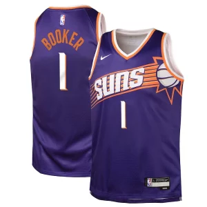 Devin Booker Phoenix Suns Nike Stylish Youth Swingman Jersey Icon Edition Purple - Vêtement de fan emblématique - Montrez votre amour pour l'équipe