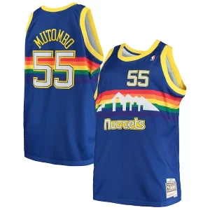 Dikembe Mutombo Denver Nuggets 1991/92 Big & Tall Hardwood Classics Swingman Jersey Magnifique Royal - Nouvelle arrivée - Êtes-vous prêt pour la saison ?