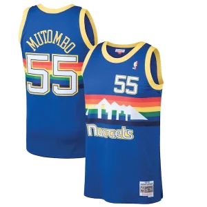 Dikembe Mutombo Tendance Denver Nuggets 1991/92 Hardwood Classics Swingman Jersey Blue - Promotion limitée - Profitez de la réduction avant qu'elle ne soit terminée