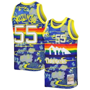 Dikembe Mutombo Denver Commémoratif Nuggets Hardwood Classics Lunar New Year Swingman Jersey Blue - Livraison gratuite - Économisez sur les frais d'expédition