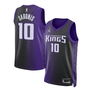 Domantas Sabonis Sacramento Kings Jordan Brand Unisex Swingman Jersey Statement Distingué Edition Purple - Parfait pour le match jour - Montrez votre support avec style