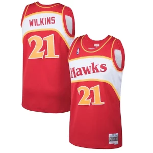 Dominique Wilkins Atlanta Hawks Captivant 1986/87 Hardwood Classics Swingman Jersey Red - Offre spéciale - Achetez maintenant et économisez