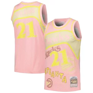 Dominique Wilkins Atlanta Hawks Commémoratif 1986/87 Swingman Sidewalk Sketch Jersey Pink - Offre d'achat groupé - Achetez avec vos amis et économisez