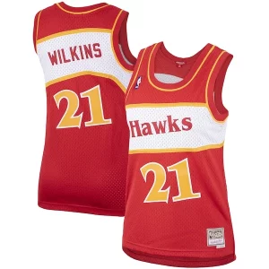 Dominique Wilkins Atlanta Hawks Women's Hardwood Classics Swingman Refiné Jersey Red - Design innovant - Écarte-vous du commun des mortels