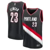 Donovan Clingan Portland Trail Blazers 2024 NBA Draft Fast Exquisite Break Player Jersey Icon Edition Black - Idéal pour les soirées de sport - Montrez votre style