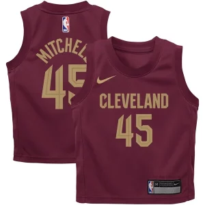 Donovan Mitchell Cleveland Cavaliers Nike Unique Toddler Swingman Player Jersey Icon Edition Wine - Édition commemorative - Souvenez-vous des moments inoubliables