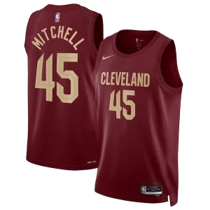Donovan Mitchell Cleveland Cavaliers Nike Exquisite Unisex Swingman Jersey Icon Edition Wine/White - Confort et style combinés - Pour un look exceptionnel