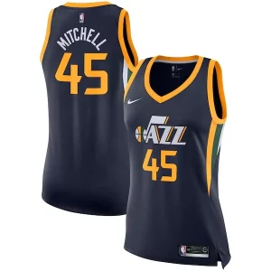 Donovan Mitchell Utah Jazz Unique Nike Women's Swingman Jersey Icon Edition Navy - Stock limité - Commandez vite votre maillot exclusif