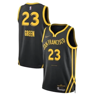 Draymond Green Golden Stylish State Warriors Nike Unisex 2023/24 Swingman Jersey Black City Edition - Maillot de qualité supérieure - Durable et résistant