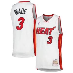 Dwyane Wade Miami Heat 2001/02 Stylish Hardwood Classics Swingman Jersey White - Livraison gratuite - Économisez sur les frais d'expédition