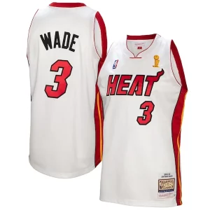 Dwyane Wade Miami Heat 2005 06 Unique Authentic Player Jersey White - Design innovant - Écarte-vous du commun des mortels