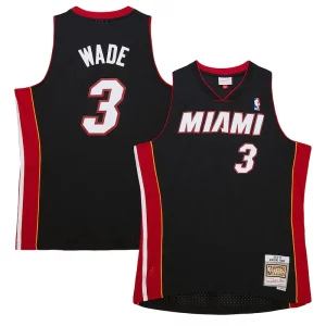Dwyane Wade Miami Heat Hardwood Classics Swingman Refiné Jersey Black - Idéal pour les collectionneurs - Qualité premium garantie