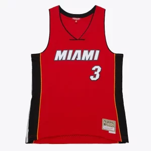 Dwyane Wade Miami Heat Women's 2005/06 Admirable Hardwood Classics Swingman Jersey Red - Pour les joueurs de basketball amateurs - Adapté à tous les styles de jeu