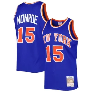 Earl Authentique Monroe New York Knicks 2001/02 Hardwood Classics Swingman Jersey Blue - Promotion limitée - Profitez de la réduction avant qu'elle ne soit terminée