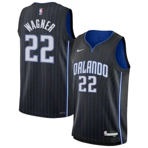 Franz Wagner Orlando Magic Nike Youth Swingman Jersey Unique Icon Edition Black - Maillot de qualité supérieure - Durable et résistant