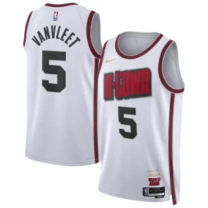 Fred VanVleet Houston Rockets Nike Unisex 2024/25 Swingman Player Jersey City Edition Exceptionnel White - Édition commemorative - Souvenez-vous des moments inoubliables
