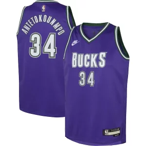 Giannis Antetokounmpo Milwaukee Bucks Nike Youth 2022/23 Swingman Jersey Moderne Purple Classic Edition - Collectionner ce maillot rare - Augmentez la valeur de votre collection