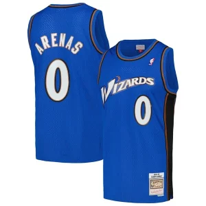 Gilbert Arenas Washington Wizards 2004/05 Authentique Hardwood Classics Swingman Jersey Blue - Offre spéciale - Achetez maintenant et économisez