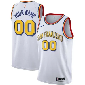 Golden State Warriors Admirable Nike Unisex 2019/20 Custom Swingman Jersey White Classic Edition - Événement exclusif - Soyez l'un des premiers à avoir ce maillot