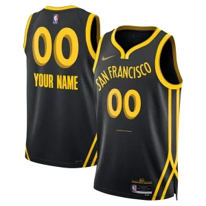 Golden State Warriors Nike Unisex 2023/24 Custom Magnifique Swingman Jersey Black City Edition - Pour les matchs d'athlétisme - Restez frais et confortable