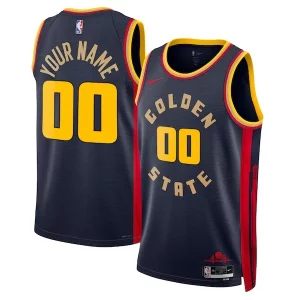 Golden State Admirable Warriors Nike Unisex 2024/25 Custom Swingman Jersey City Edition Navy - Idéal pour les soirées de sport - Montrez votre style